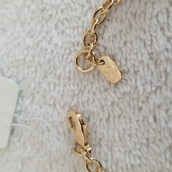 New Ralph Lauren Faux Pearl Chain Bracelet - Picture 4 of 6